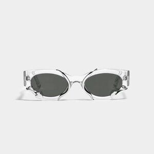 GENTLE MONSTER X alexander wang | M.PRI$$ | Clear sunglasses with snake detail